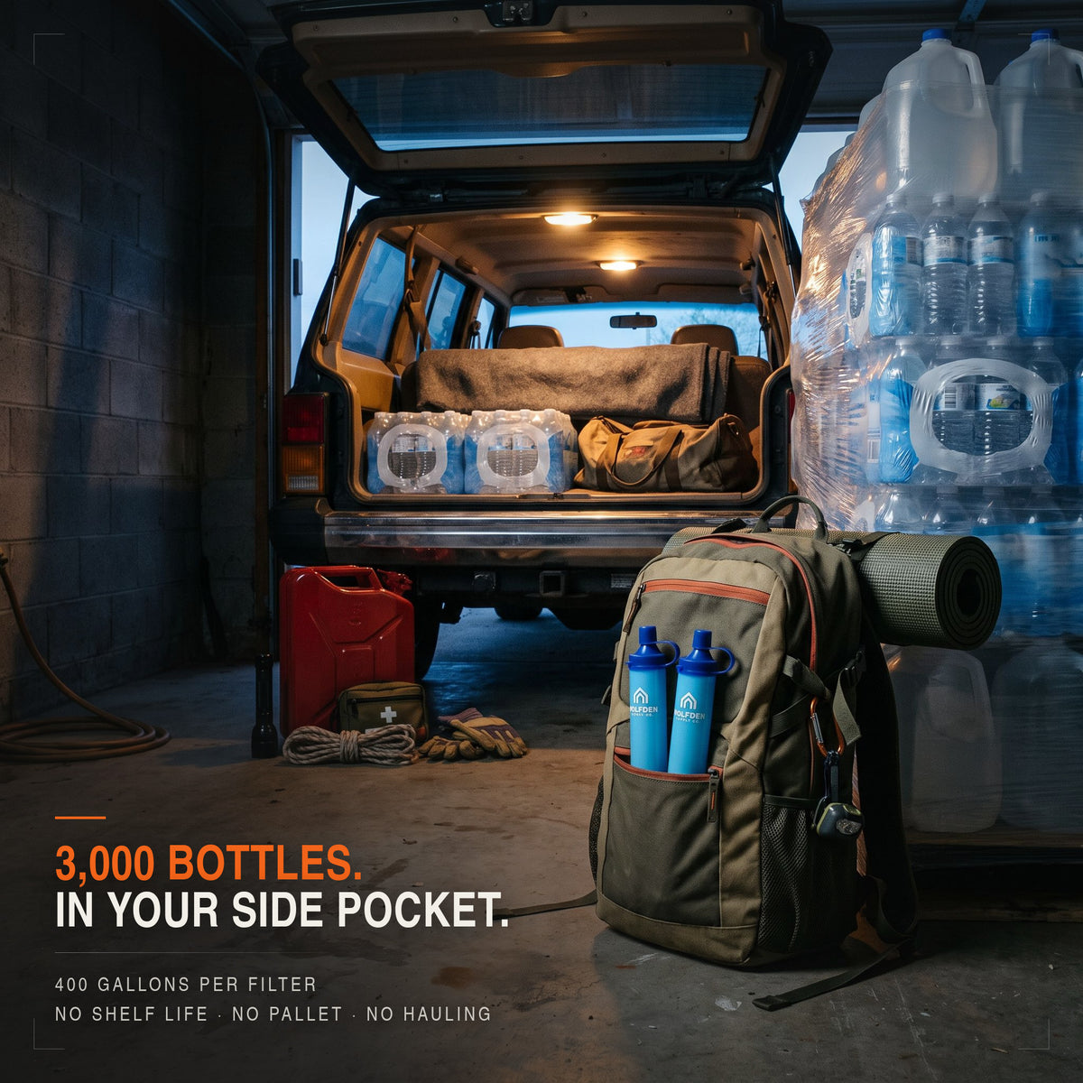 EMERGENCY WATER FILTER STRAW