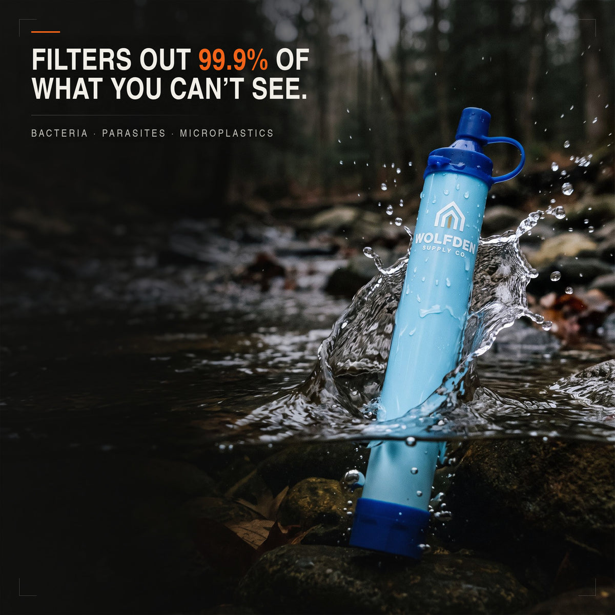 EMERGENCY WATER FILTER STRAW